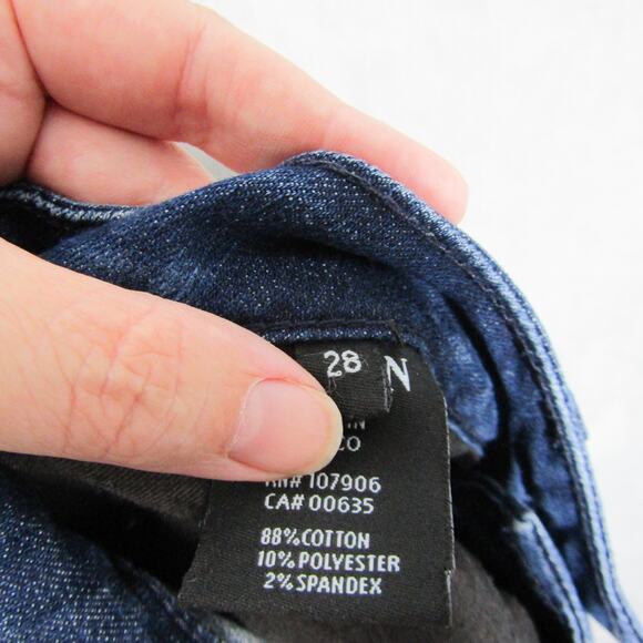 Hudson Jeans Womens 28 Bacara Straight Flood Cuff Stretch Denim PSMO Pockets - Picture 12 of 16